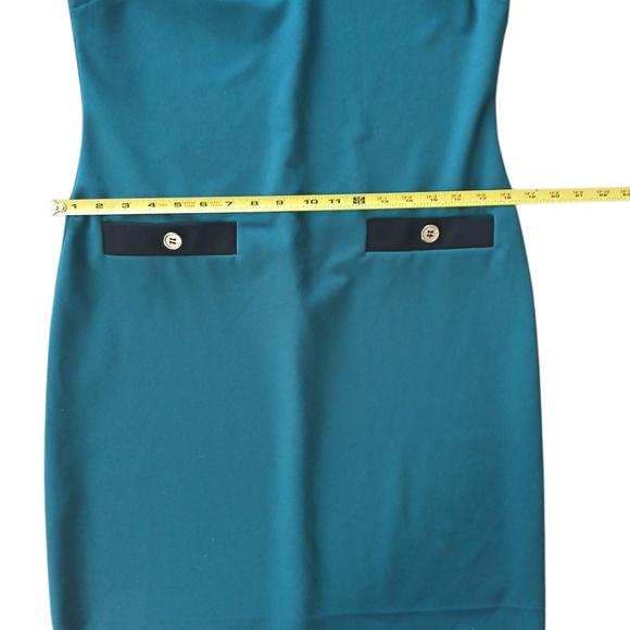 Tommy Hilfiger Blue Embellished Sheath Dress Size 10 - Picture 8 of 8